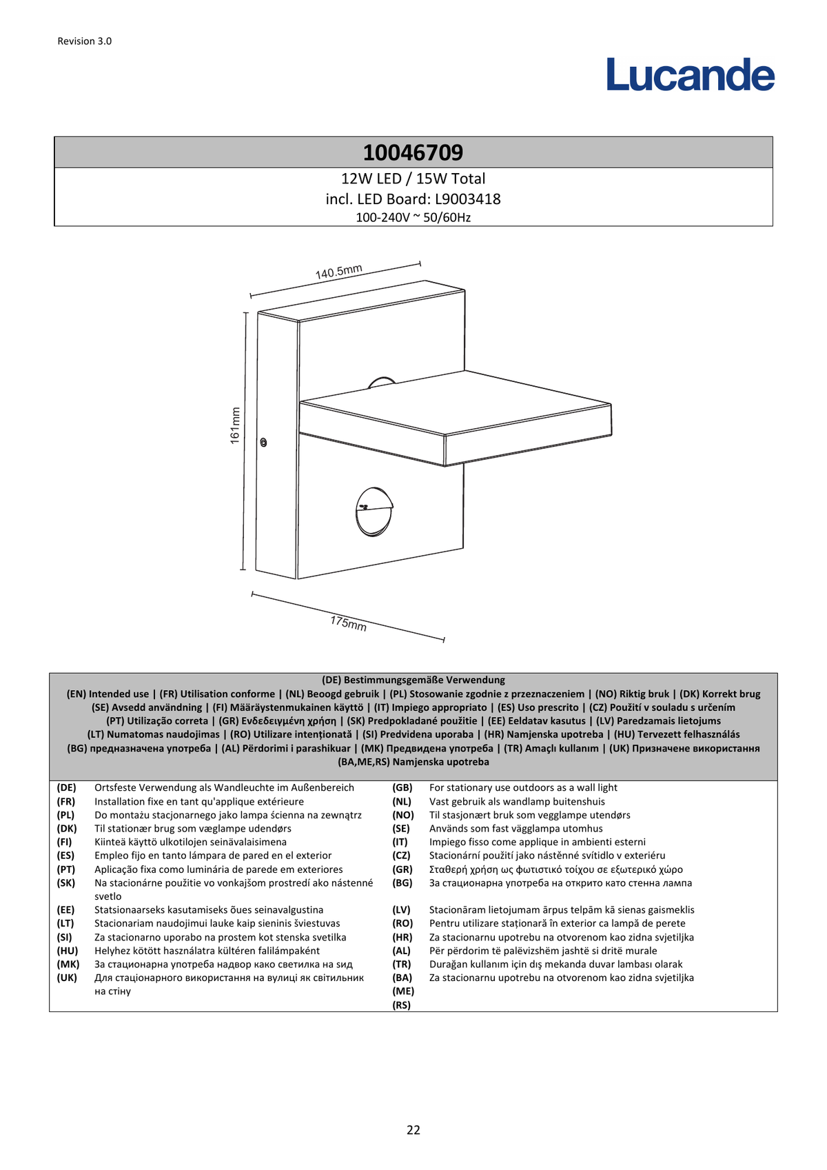 Page 1 du guide d’installation