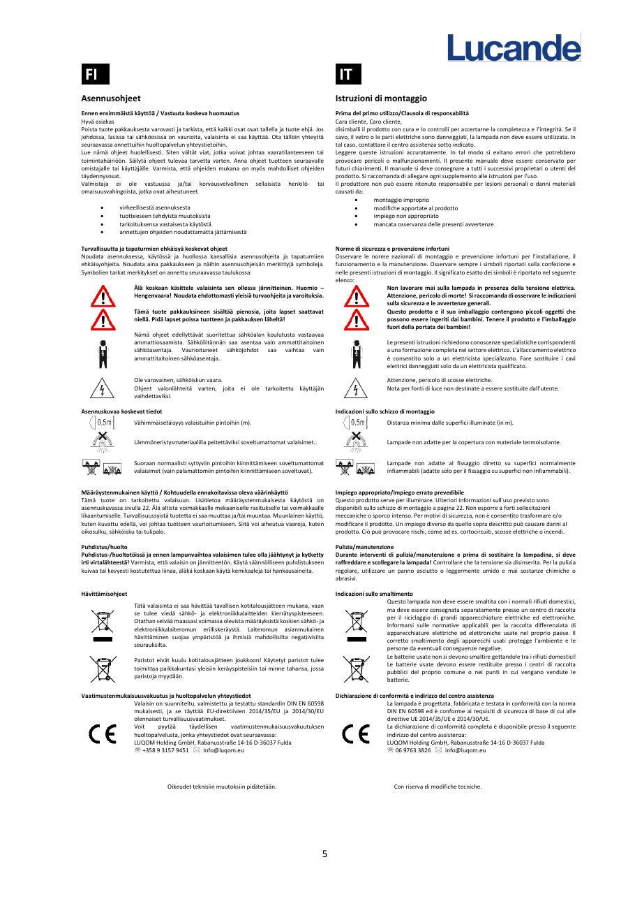 Page 5 du guide d’installation