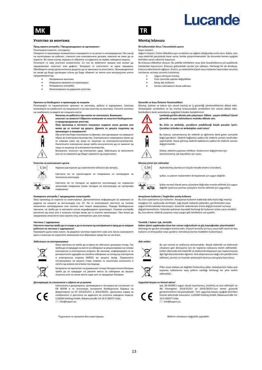 Page 13 du guide d’installation