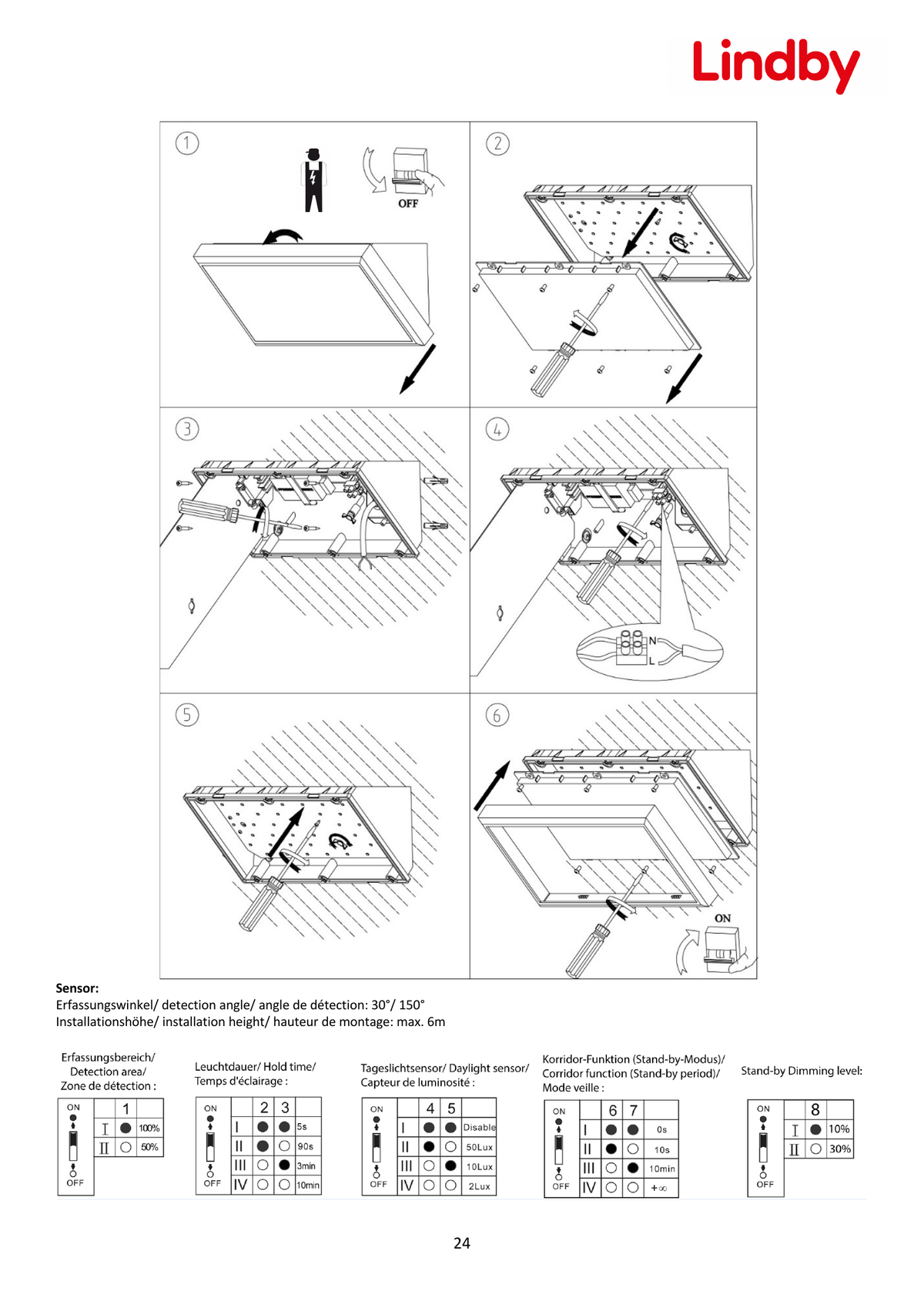 Page 1 du guide d’installation