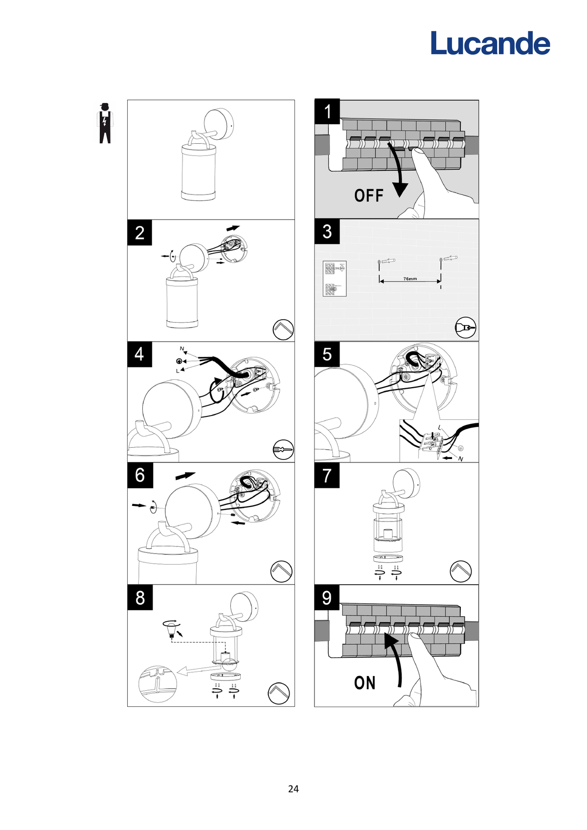 Page 1 du guide d’installation