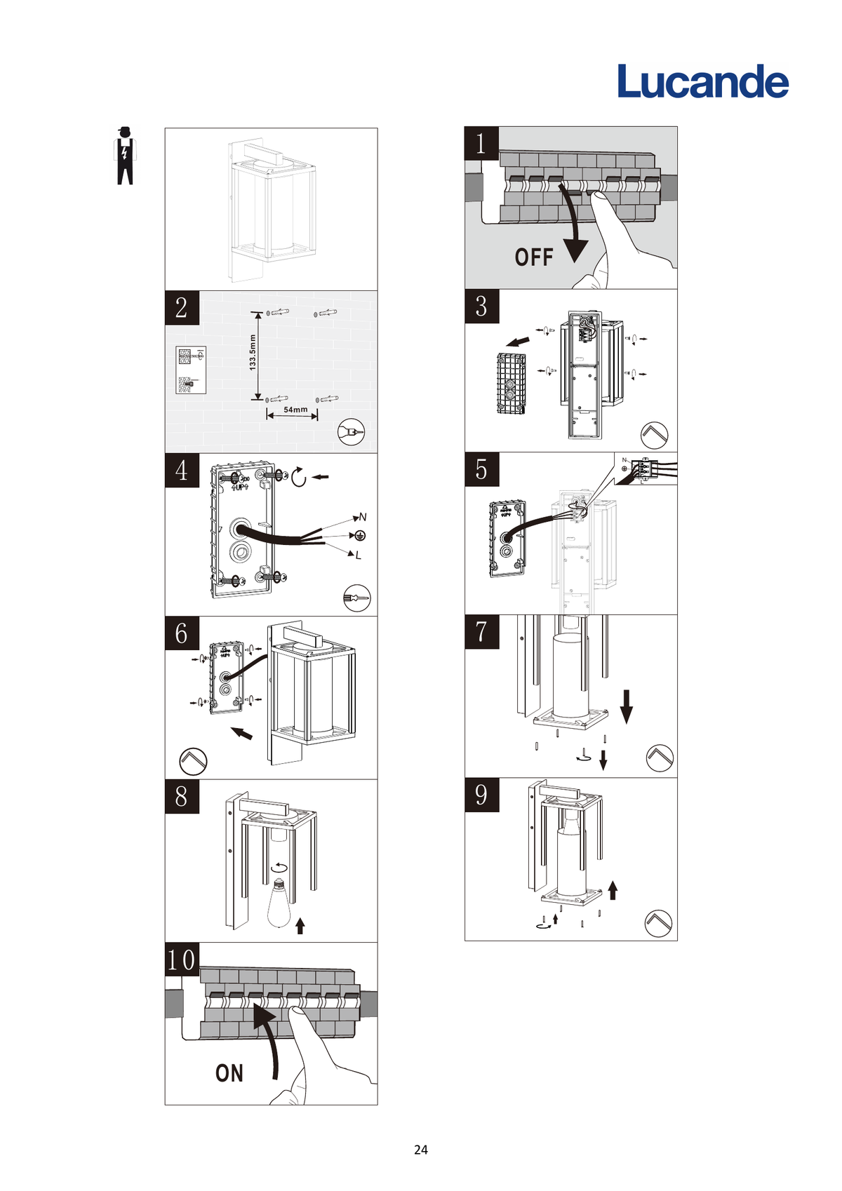 Page 1 du guide d’installation