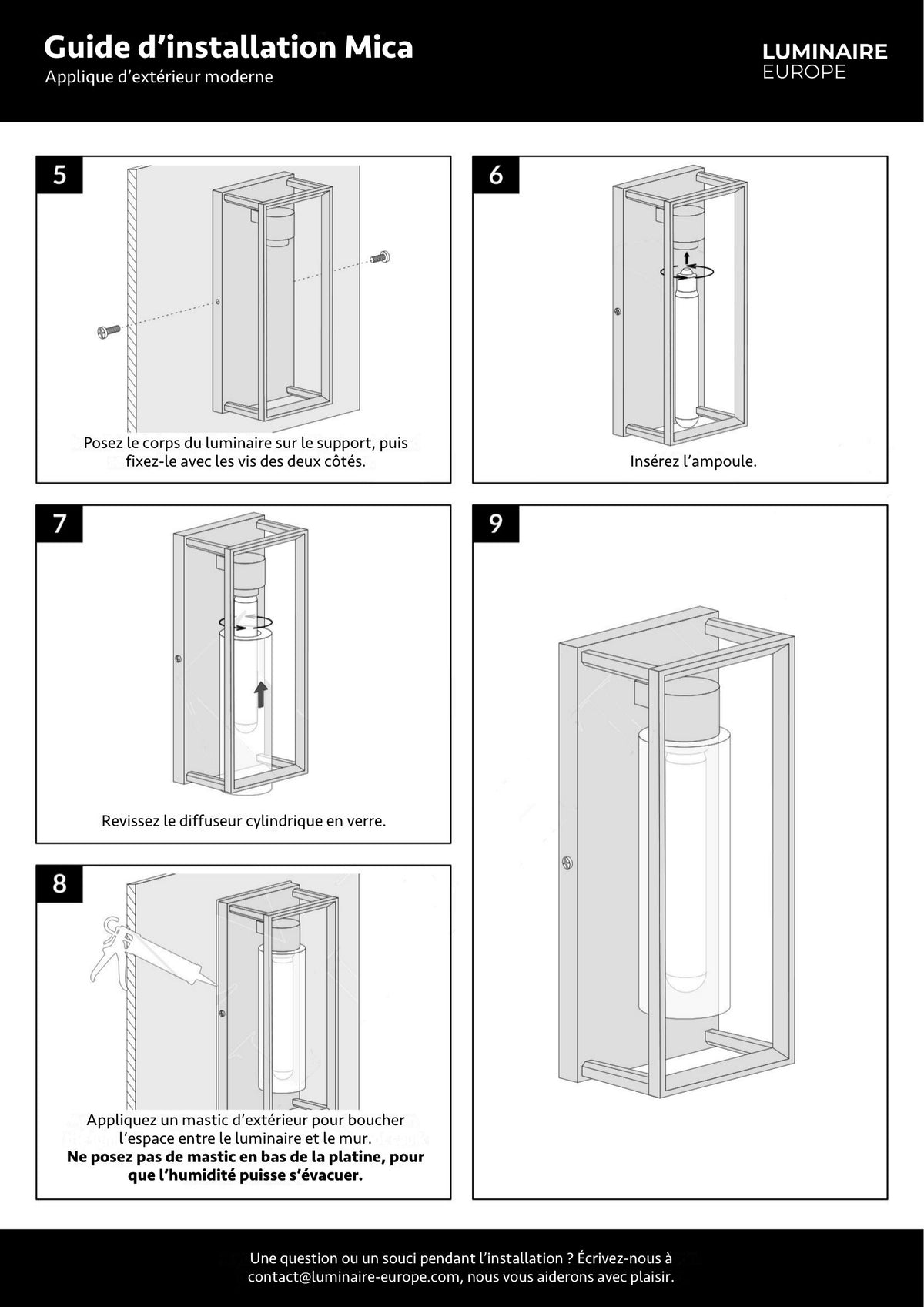 Page 2 du guide d’installation