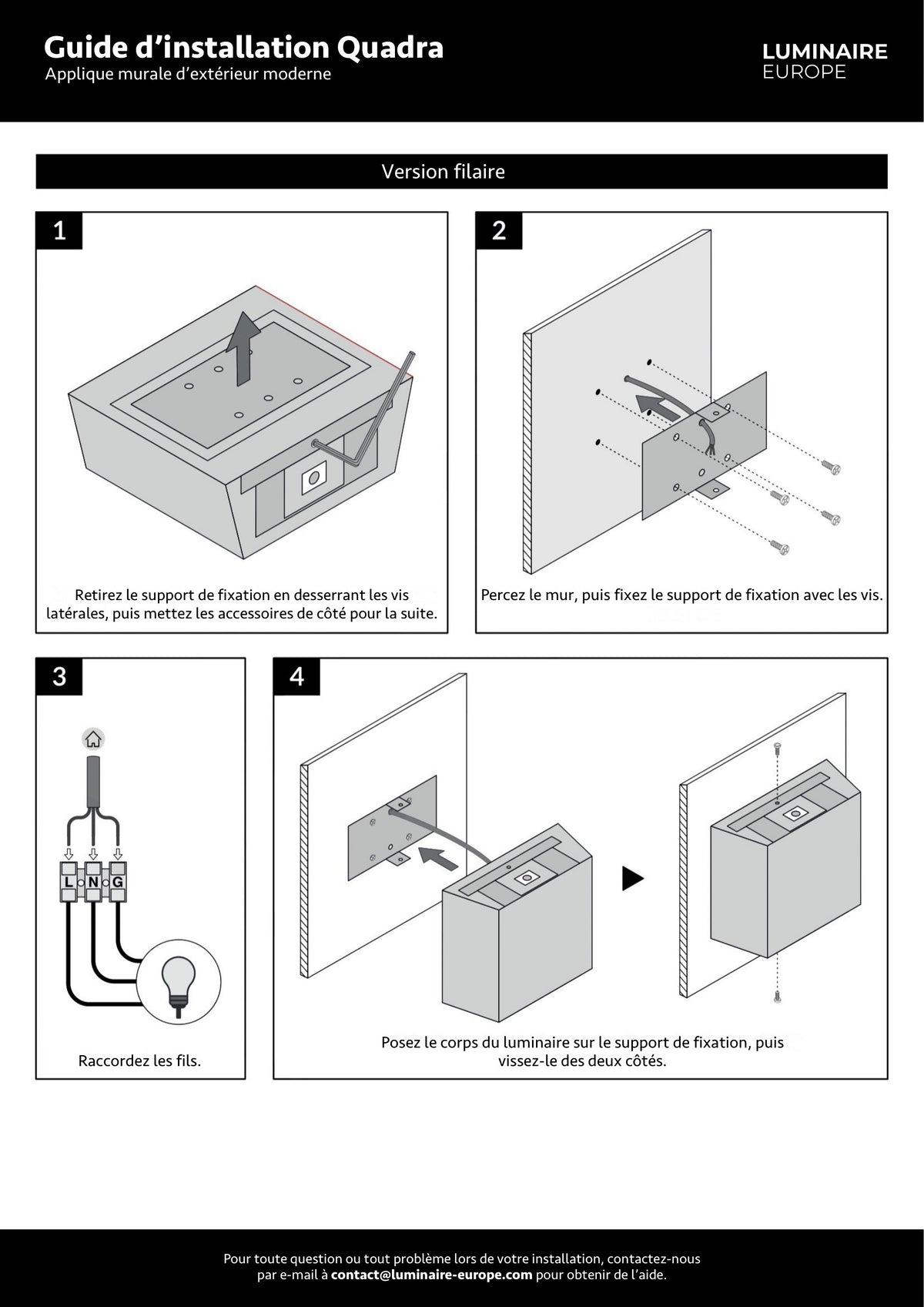 Page 2 du guide d’installation