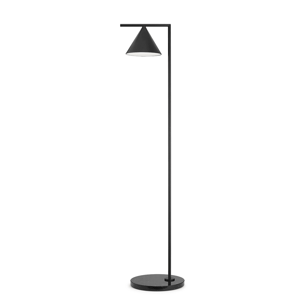 Lampadaire moderne Tuomas en Marbre Noir