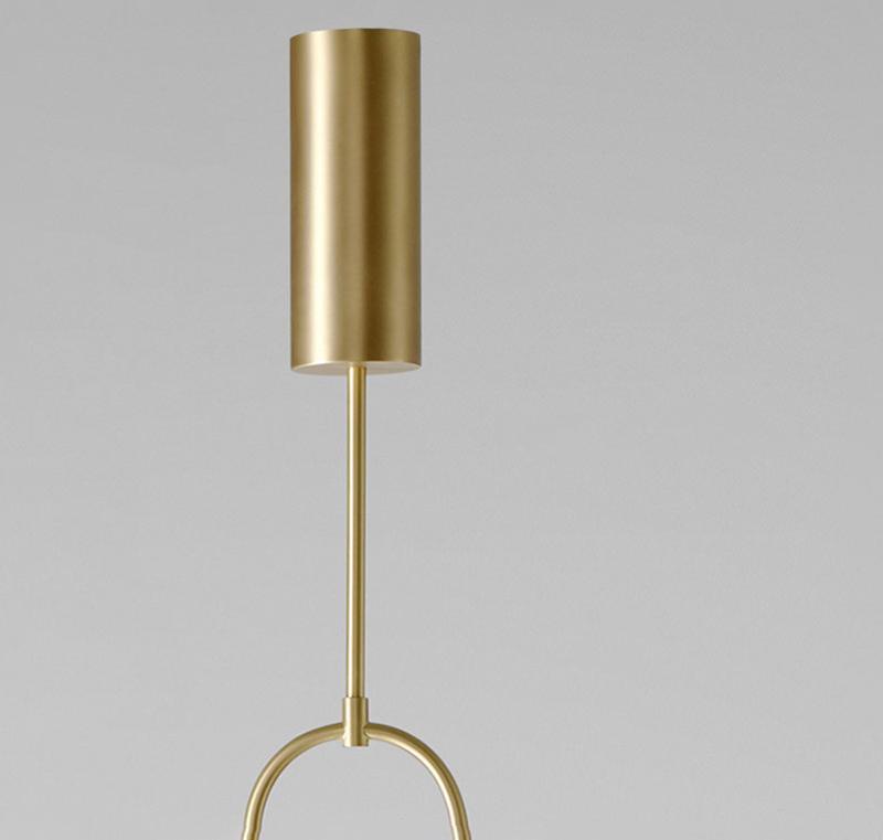 Lustre moderne Todd en Métal, Fer, Acier, Verre Noir