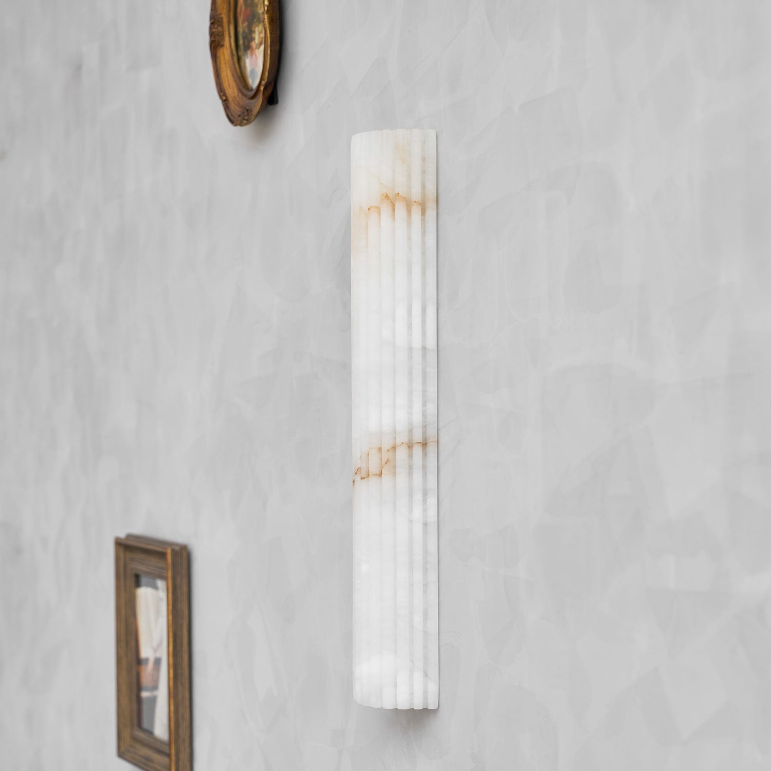 Applique murale moderne Sty en Albâtre Blanc