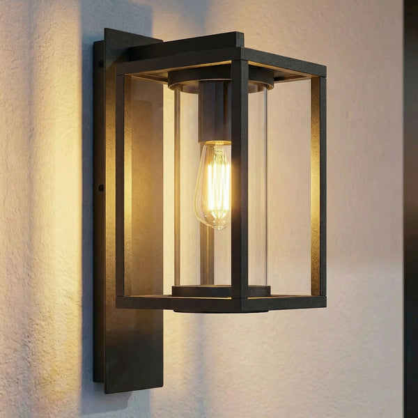 Applique Extérieur Anthracite & Verre