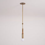 Suspension moderne Grant en Marbre marron jaspe paysage