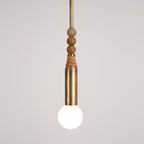 Suspension moderne Grant en Marbre marron jaspe paysage