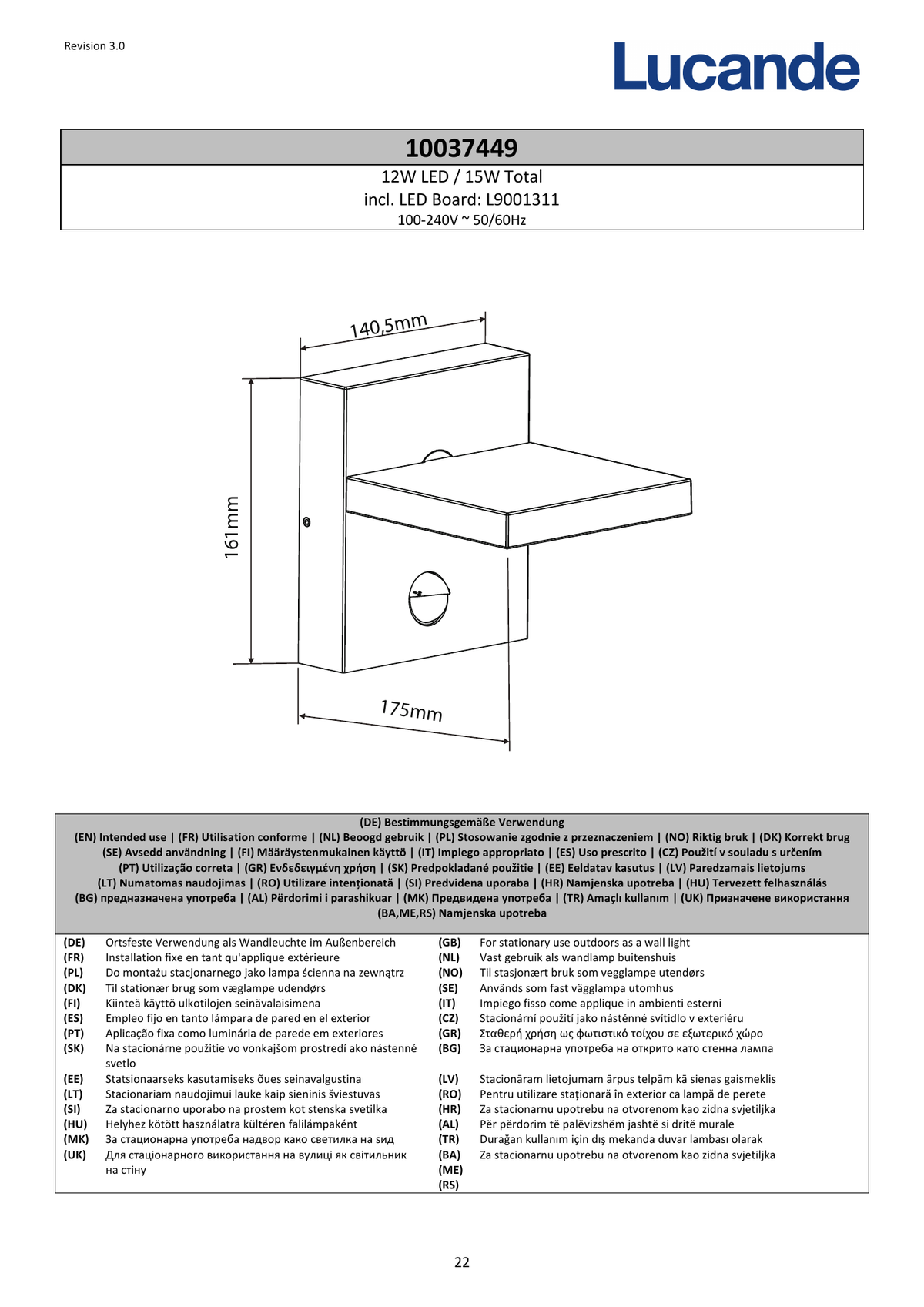 Page 1 du guide d’installation