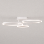 Plafonnier LED Design Triple Anneau