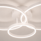 Plafonnier LED Design Triple Anneau