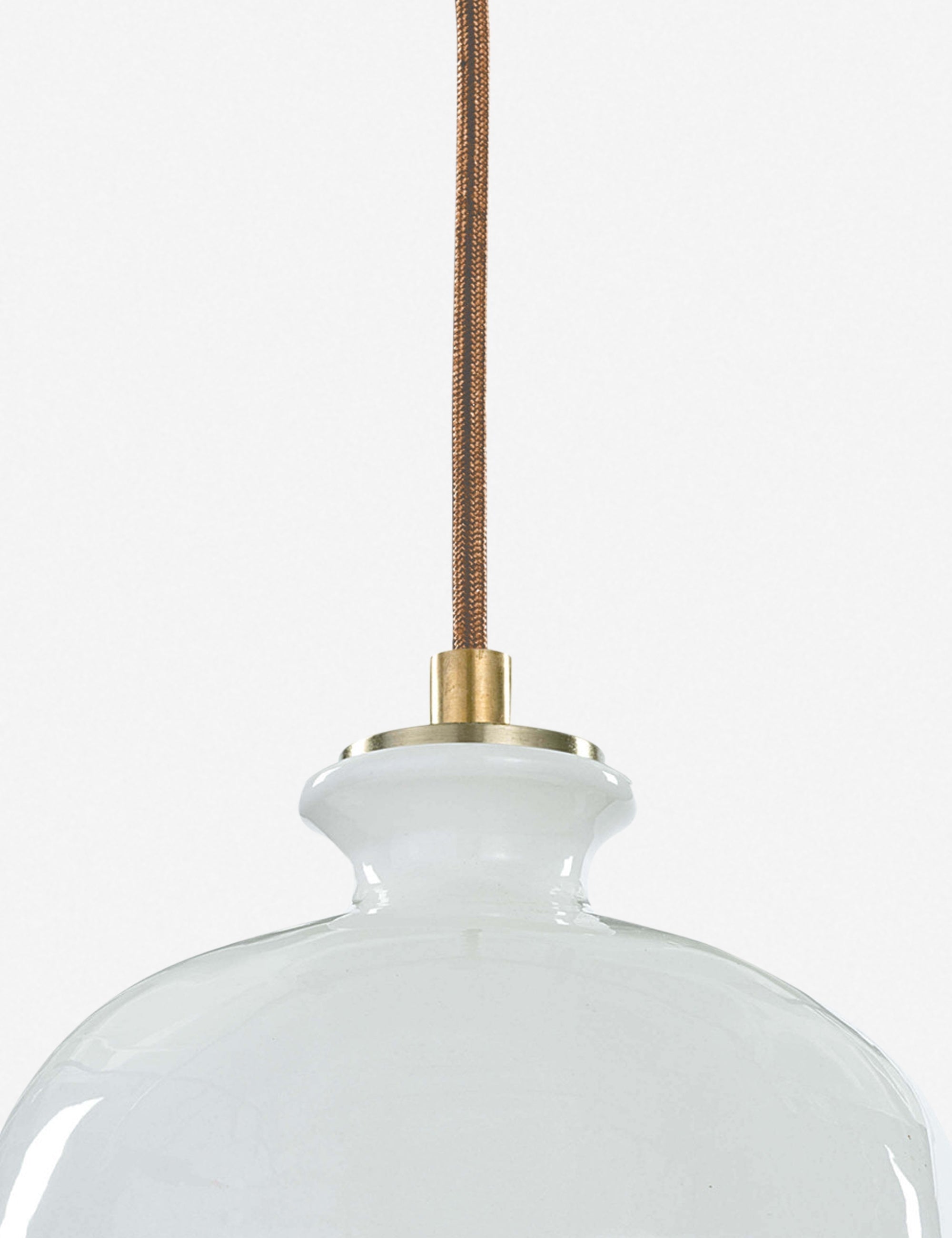 Suspension vintage Zeno en blanc - Blanc
