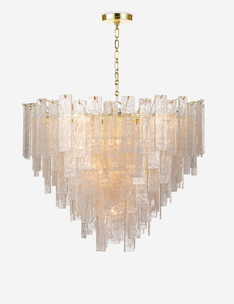 Lustre art déco Nicolai en transparent - Transparent