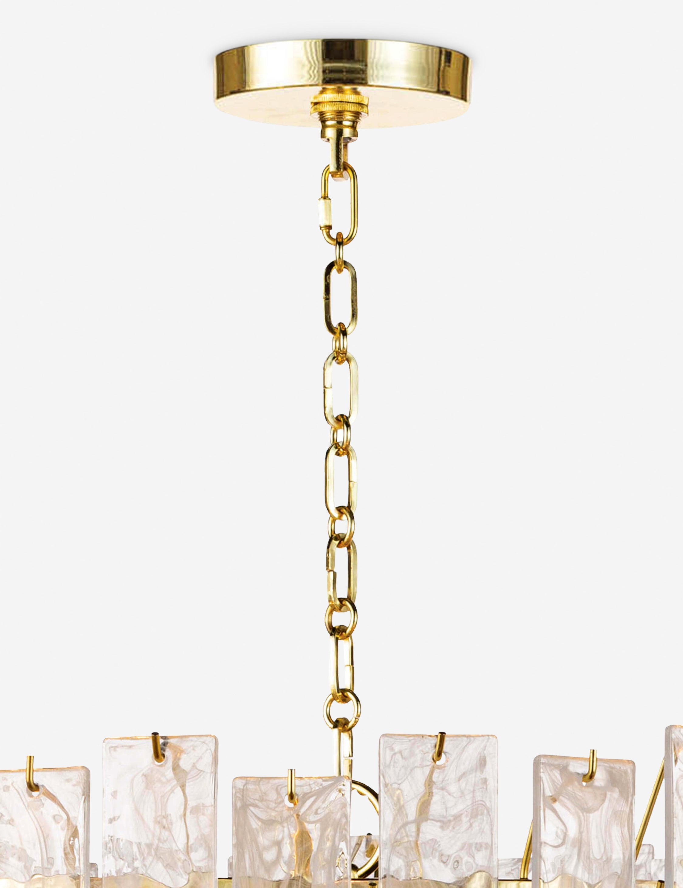 Lustre art déco Nicolai en transparent - Transparent