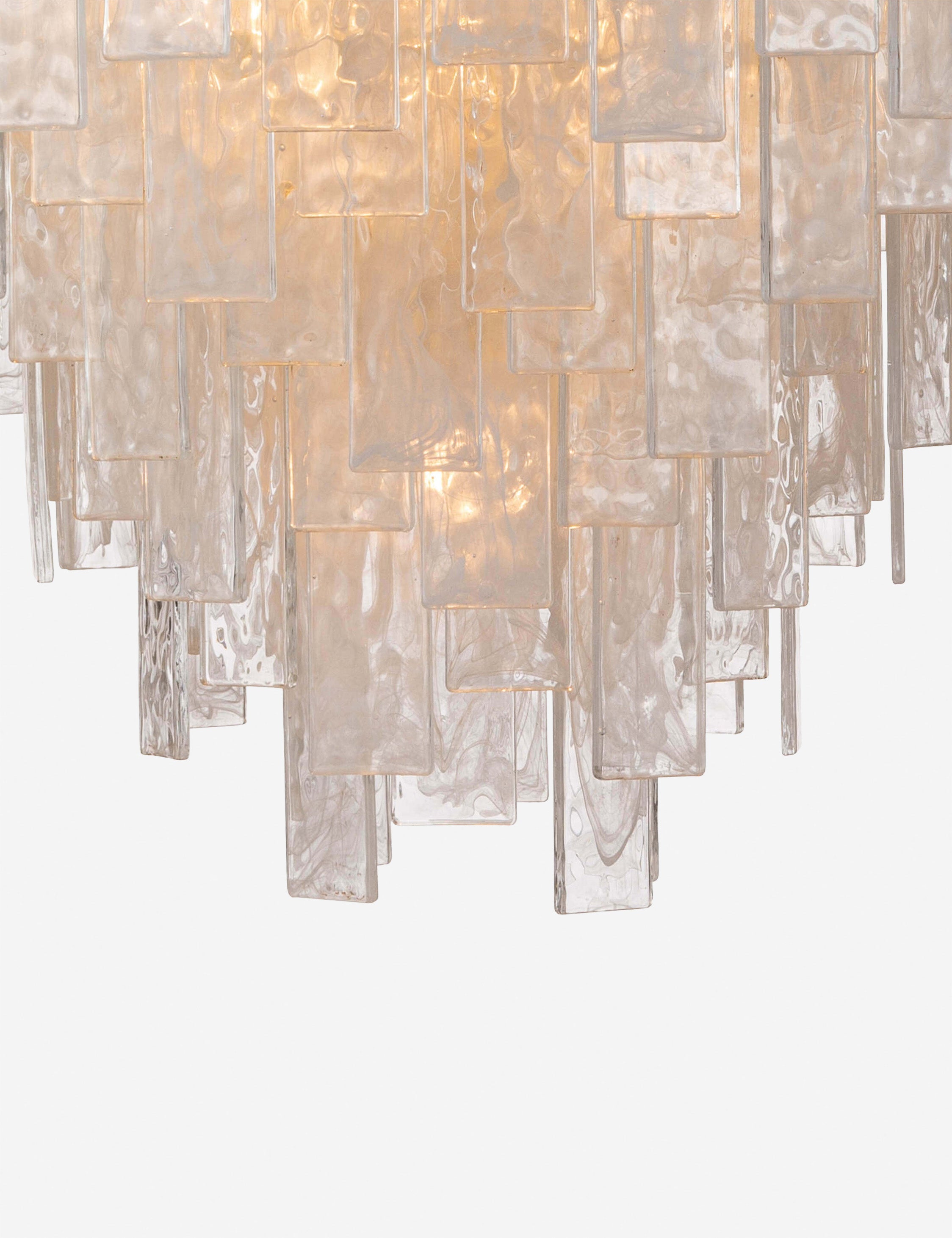 Lustre art déco Nicolai en transparent - Transparent