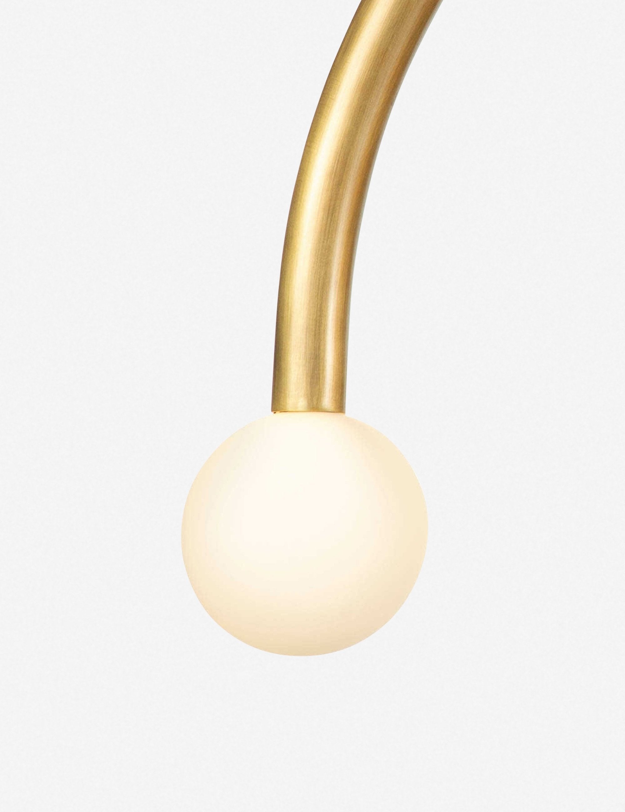 Suspension moderne Wold en naturel laiton - Naturel laiton