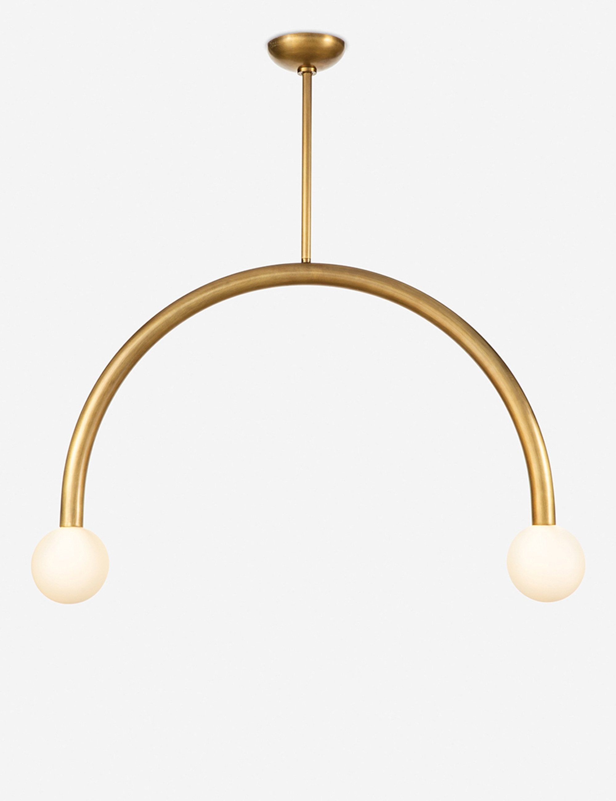 Suspension moderne Wold en naturel laiton - Naturel laiton
