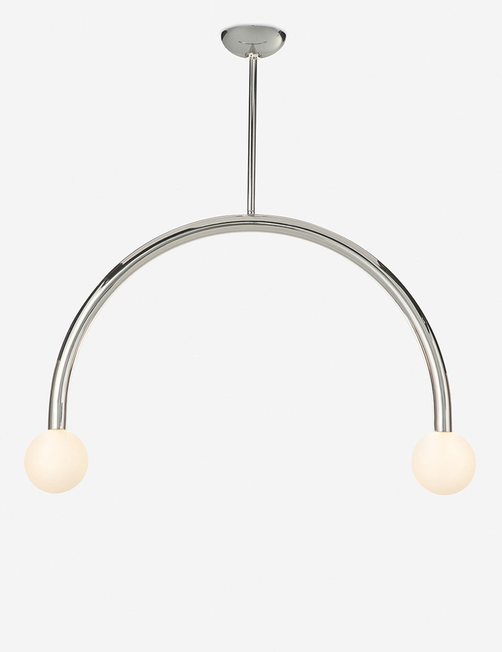 Suspension moderne Wold en nickel poli - Nickel poli