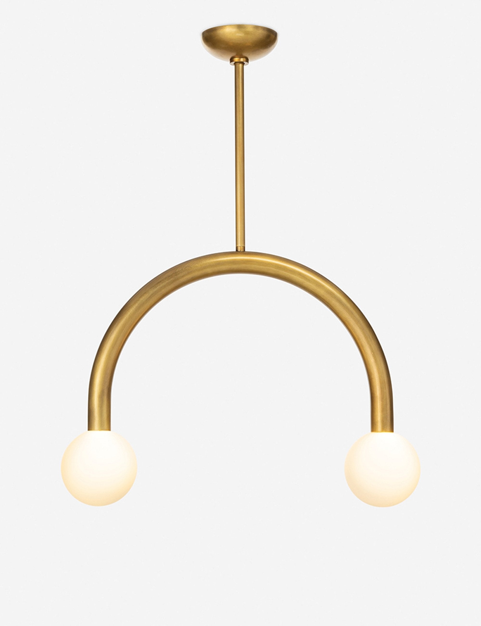 Suspension moderne Wold en naturel laiton - Naturel laiton