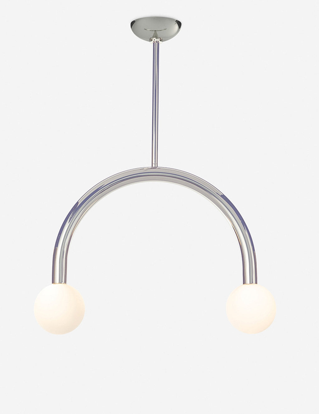 Suspension moderne Wold en nickel poli - Nickel poli