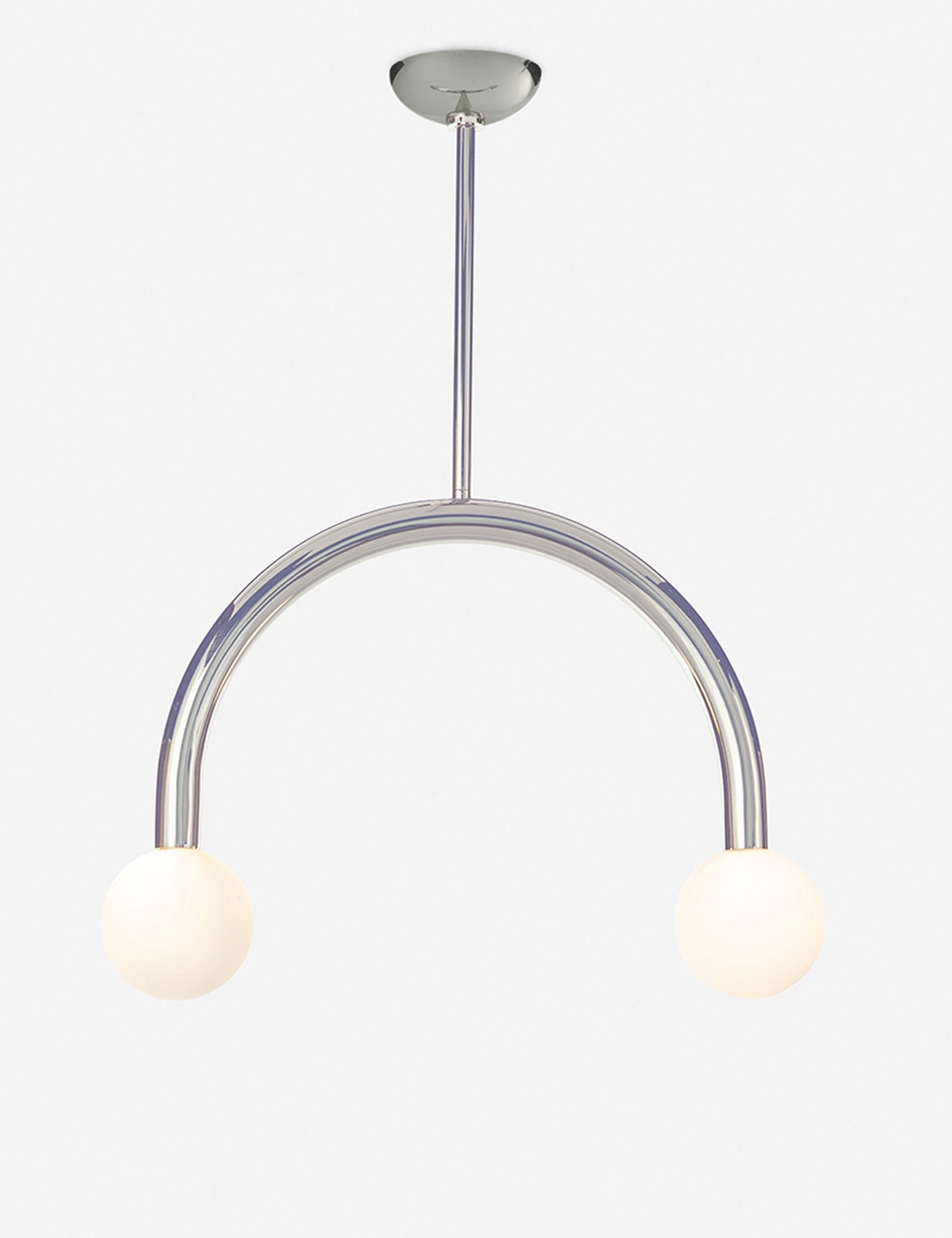 Suspension moderne Wold en nickel poli - Nickel poli