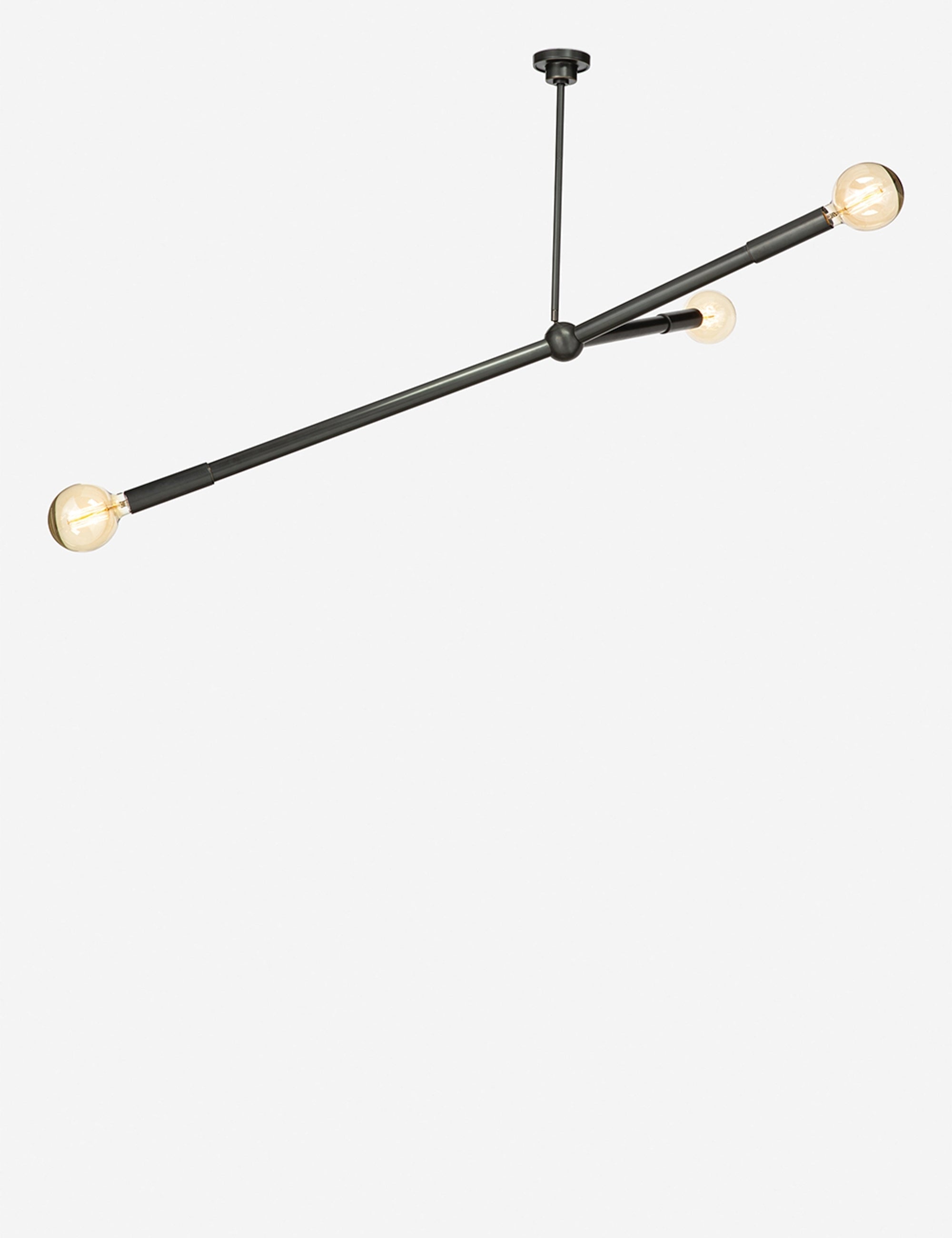 Lustre minimaliste Lane en bronze huilé - Bronze huilé