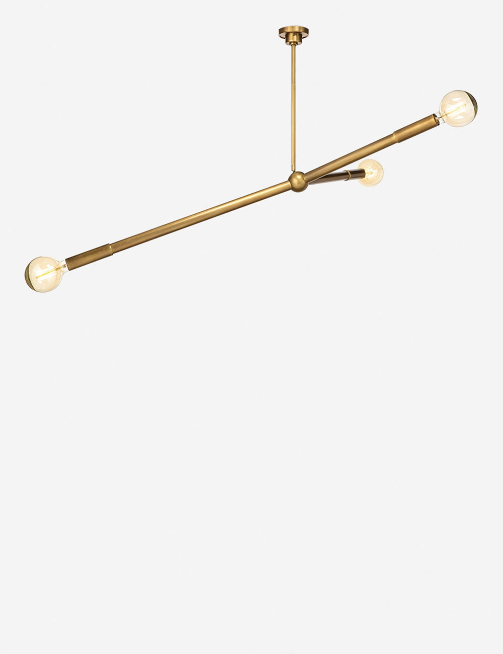 Lustre minimaliste Lane en naturel laiton - Naturel laiton