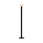 Lampadaire moderne Clyde en Albâtre Noir et blanc