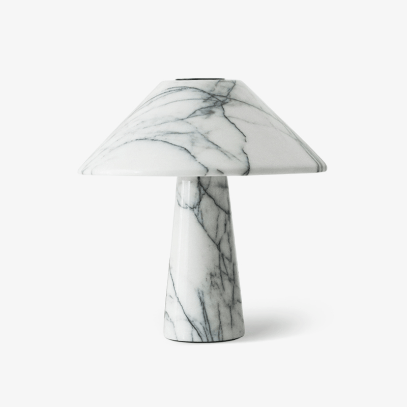 Lampe à poser moderne Rafael en Marbre Blanc