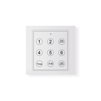 Ventilateur de plafond moderne Tarben en Noir et noyer bois