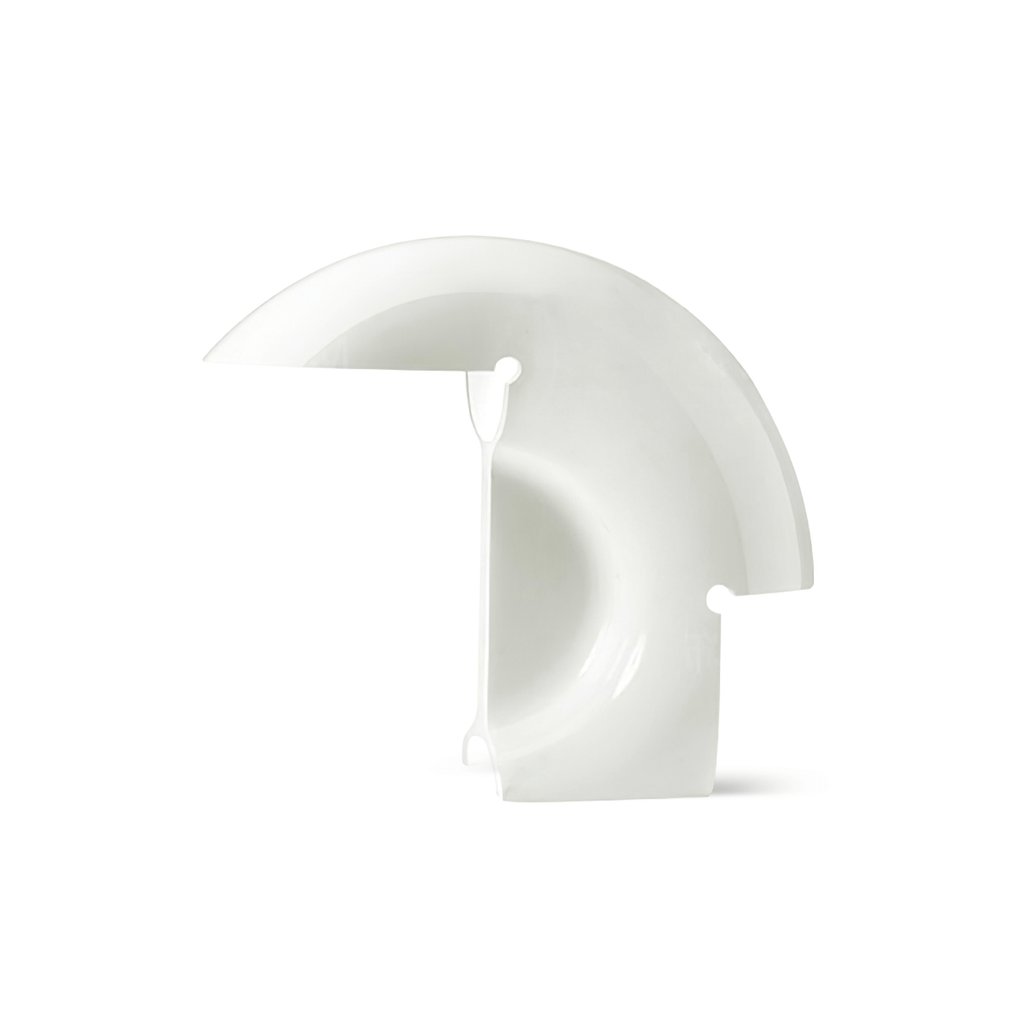 Lampe à poser moderne Braxton en résine Blanc