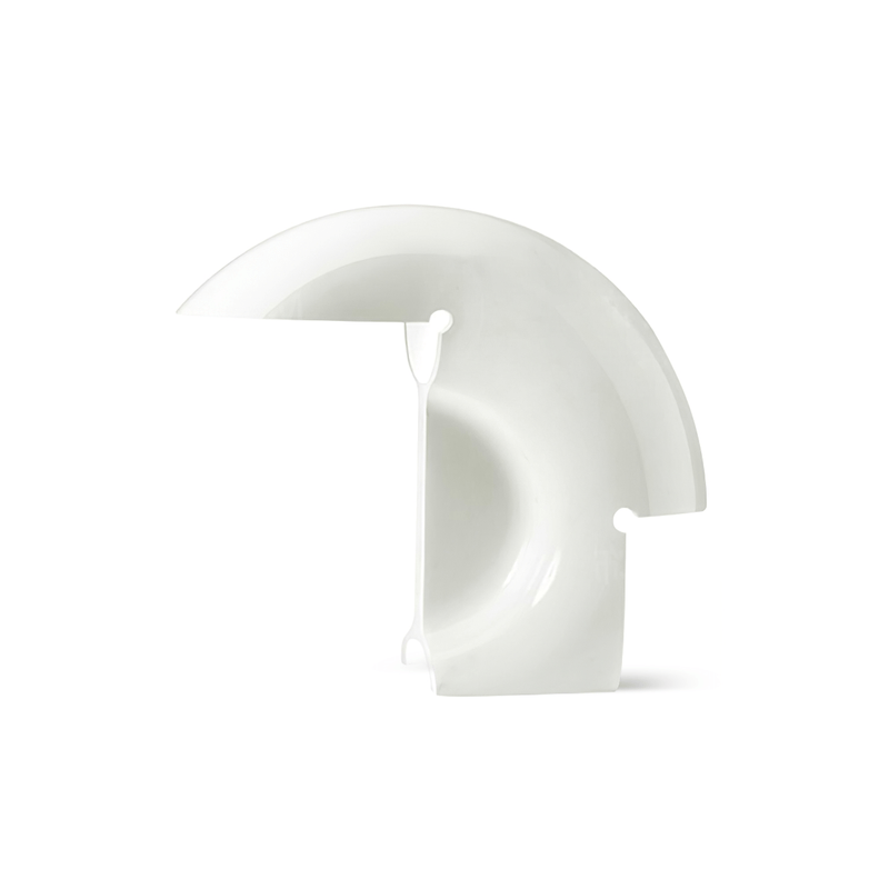Lampe à poser moderne Braxton en résine Blanc