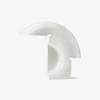 Lampe à poser moderne Braxton en résine Blanc