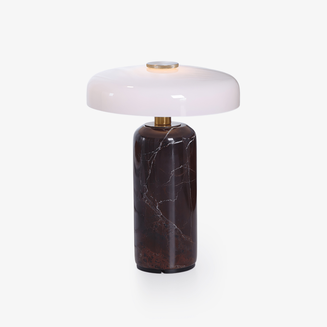 Lampe à poser moderne Fridrek en Marbre Blanc