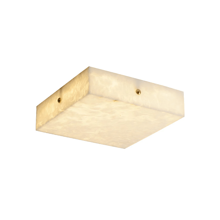 Plafonnier moderne Rocco en Albâtre Blanc