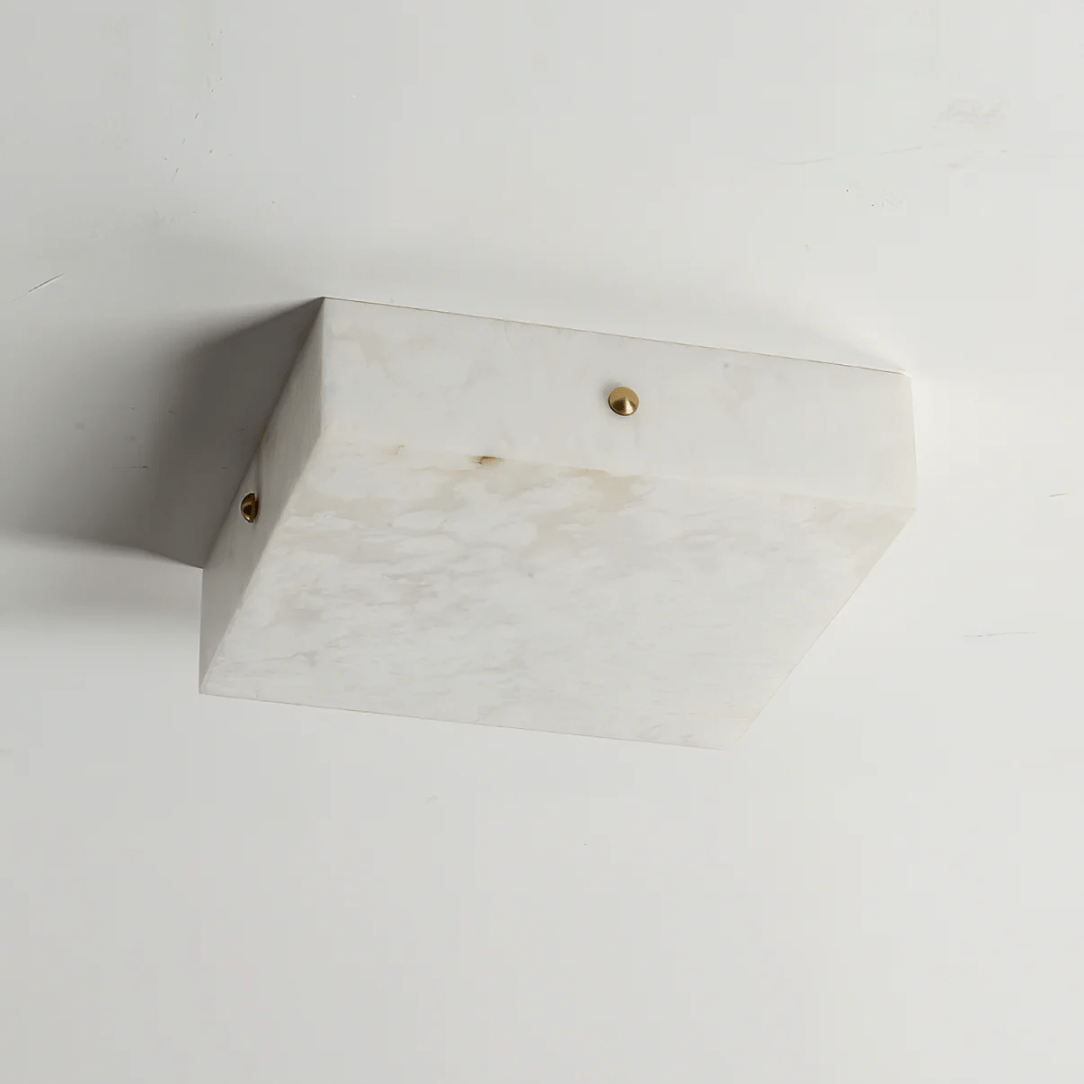 Plafonnier moderne Rocco en Albâtre Blanc