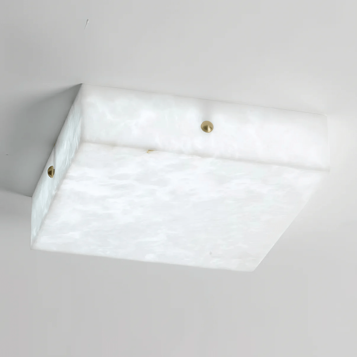 Plafonnier moderne Rocco en Albâtre Blanc