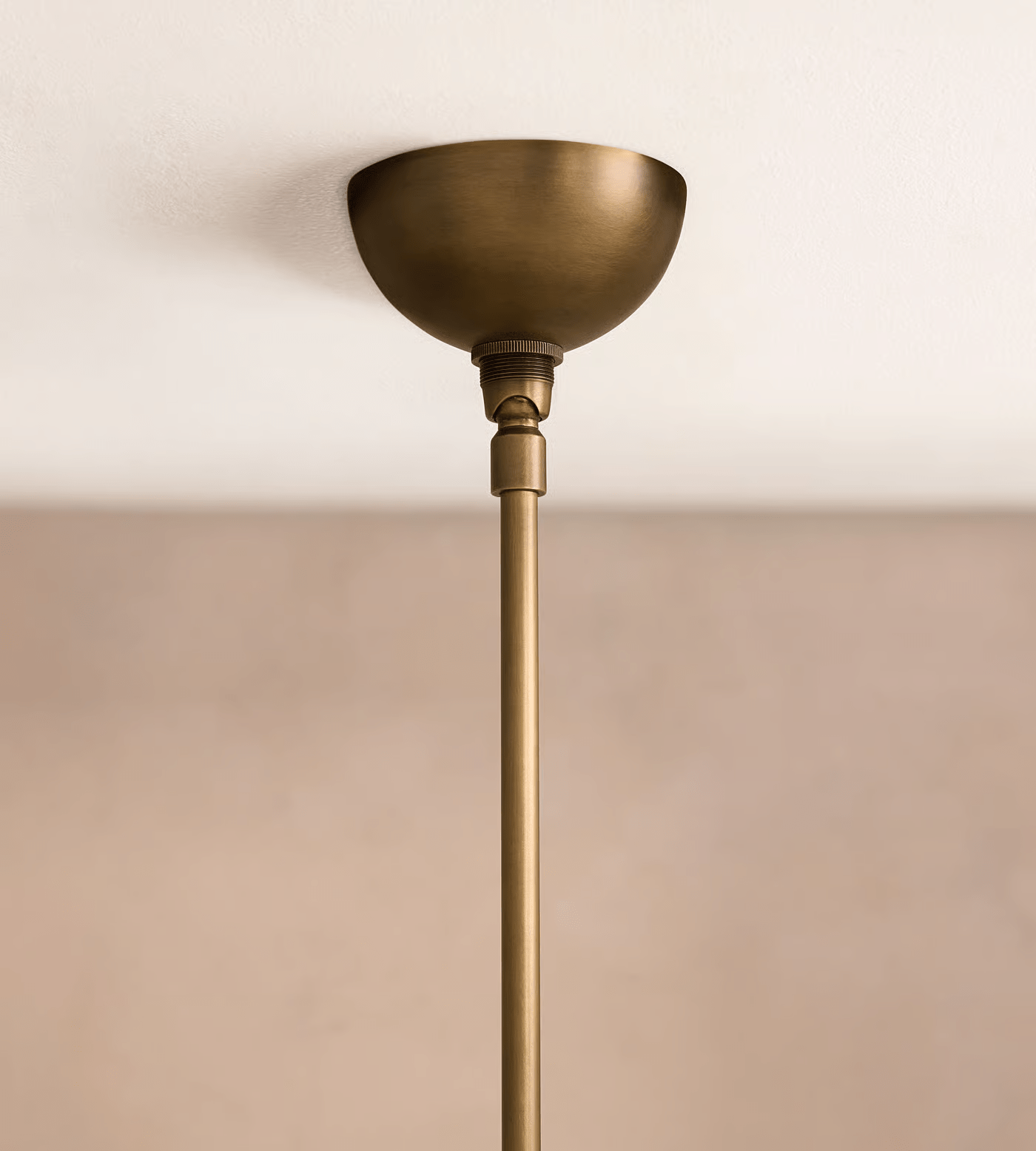 Lustre moderne Jolef en Albâtre Bronze et blanc
