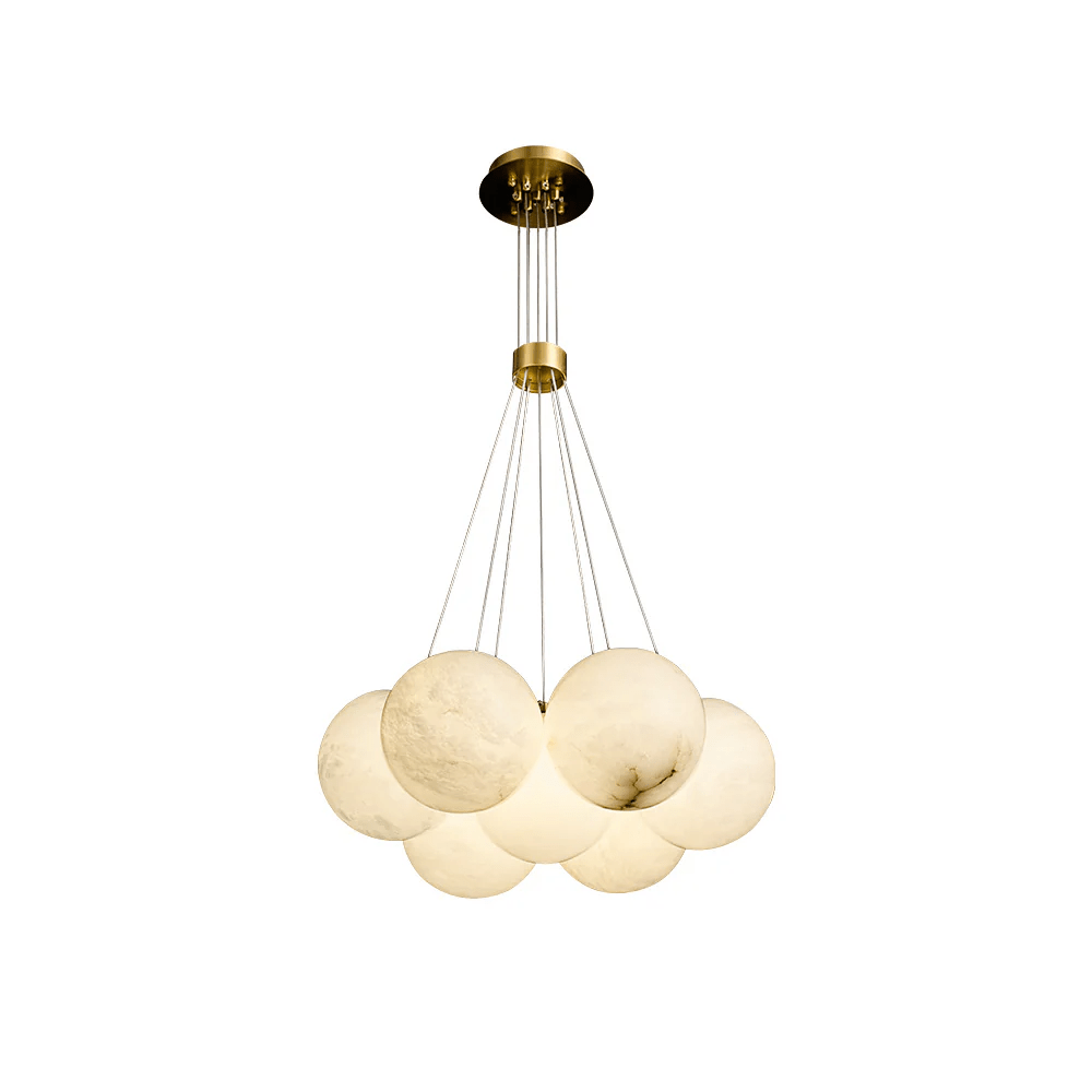 Lustre moderne Gudmund en Albâtre