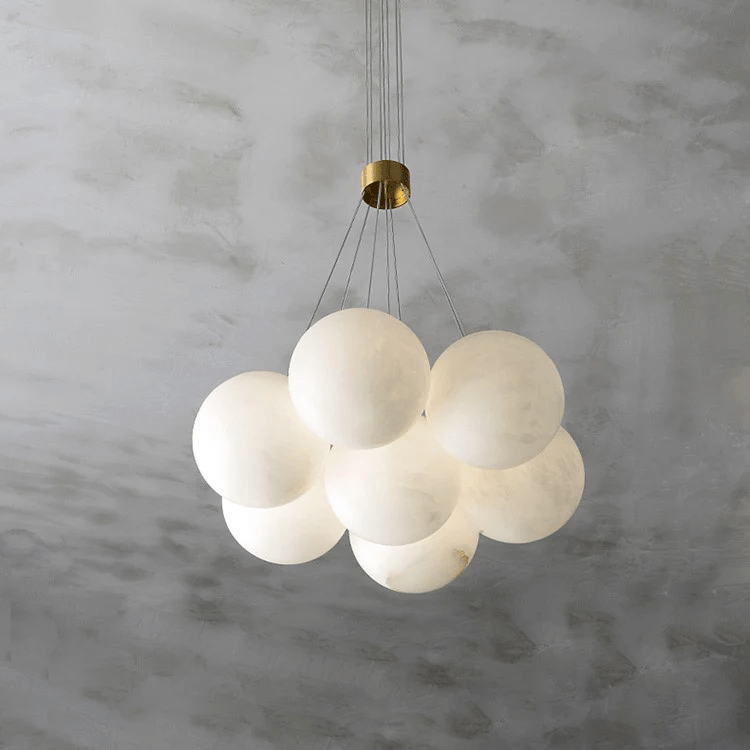 Lustre moderne Gudmund en Albâtre