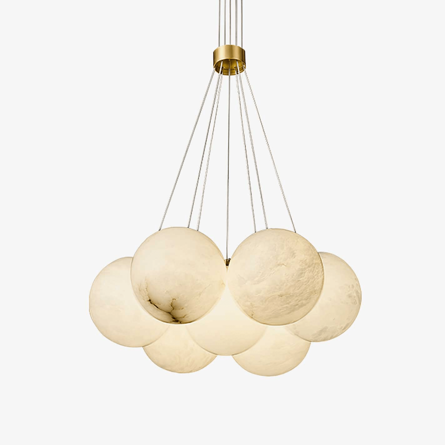 Lustre moderne Gudmund en Albâtre