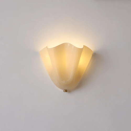 Applique murale moderne Oddur en Métal Beige