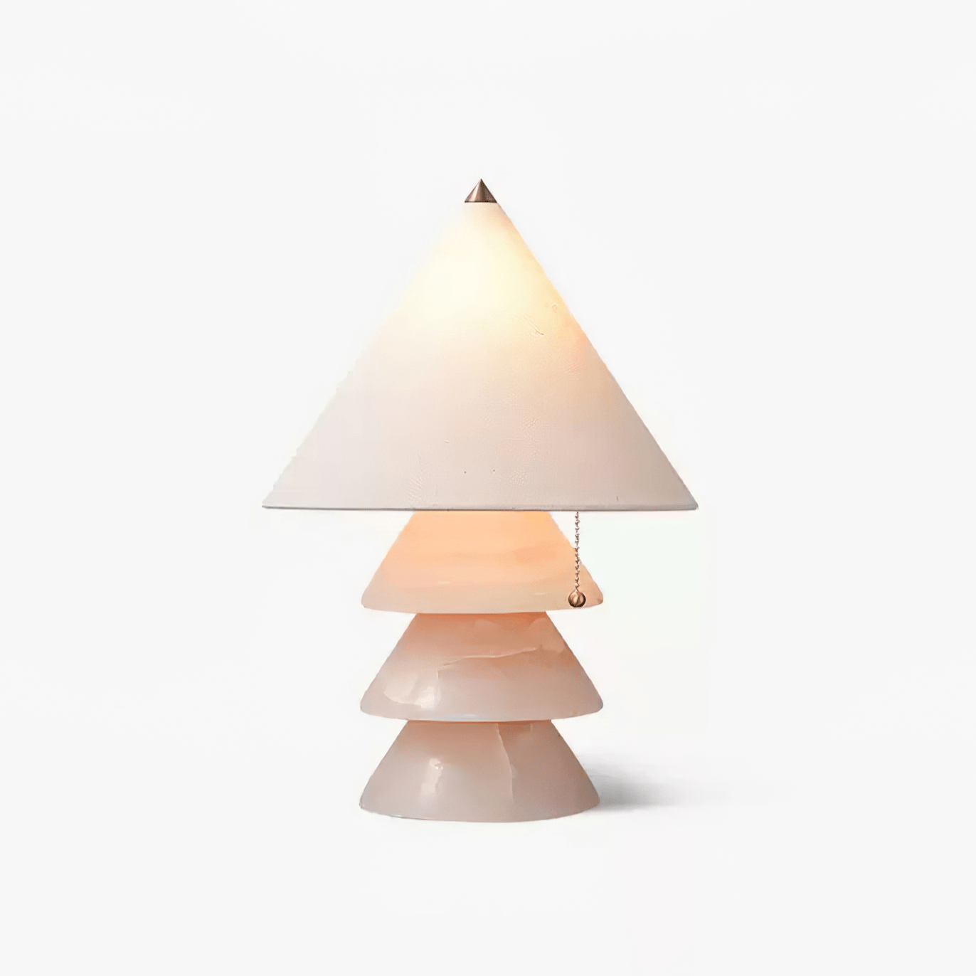 Lampe à poser moderne Olaus en Onyx, Jade Vert