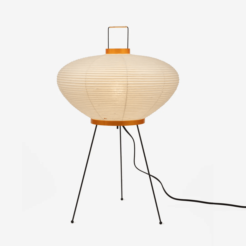 Lampe à poser moderne Fleming en papier Blanc