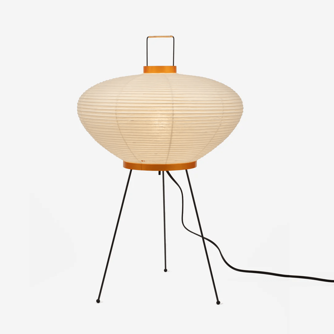 Lampe à poser moderne Fleming en papier Blanc