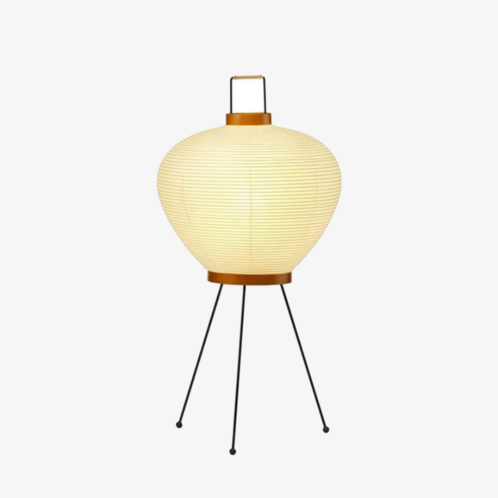 Lampe à poser moderne Fleming en papier Blanc