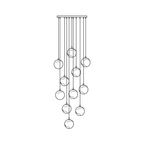 Lustre moderne Brynar en Doré et Naturel albâtre