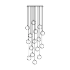 Lustre moderne Brynar en Doré et Naturel albâtre